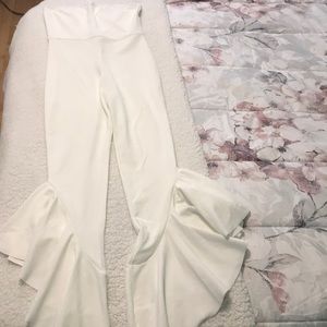 Tube top asymmetric pant jumpsuit (Never Worn)